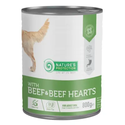 Nature’s Protection – Okse- og kalkunhjerter, 800 g