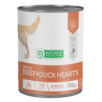 Nature’s Protection – Okse- og andehjerter, 800 g