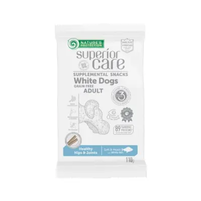 NP Superior Care White Dogs Sunn hofter og ledd med hvit fisk Adult 110 g