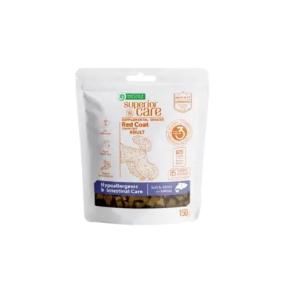NP Superior Care Red Coat Hypoallergenisk og tarmpleie med laks Adult 150 g