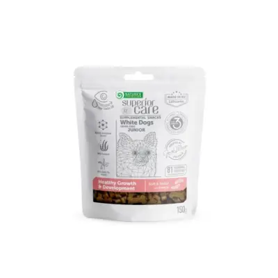 NP Superior Care White Dogs Sunn vekst med insekter Junior, 150 g