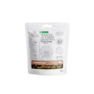 NP Superior Care White Dogs Intestinal Care med hvit fisk og ris Adult 150 g