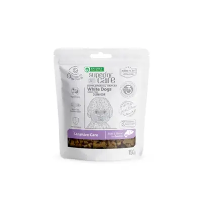 NP Superior Care White Dogs Sensitive Care with Salmon Junior 150 g