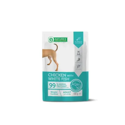 Nature’s Protection Vektkontroll Adult kylling og hvit fisk, 100 g