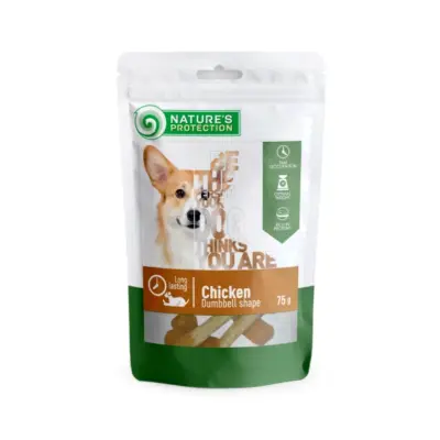 Nature’s Protection snack for hunder med kylling, vektformet, 75 g