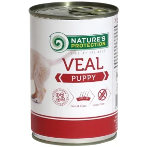 NATURE'S PROTECTION Puppy Veal Hermetikk til valper, 400 g