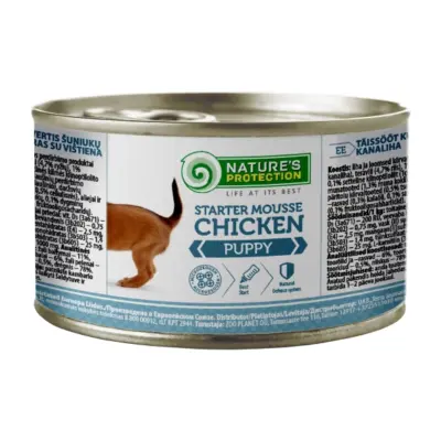 Nature’s Protection Puppy Starter Mousse Chicken hermetisert valpefôr, 200 g