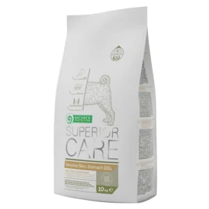 Nature's Protection Superior Care Sensitive Skin and Stomach Hund Voksen Små raser 10 kg, tørrfôr til voksne hunder av små raser med sensitiv hud og mage, med lam