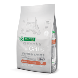 Nature's Protection Superior Care White Dogs Grain Free Salmon Adult Small and Mini Breeds 10 kg