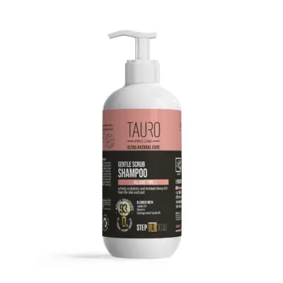 Ultra Natural Care skånsom eksfolierende sjampo for hunder og katter, 400ml