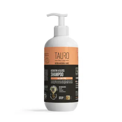 Ultra Natural Care Keratin & Gloss sjampo for hunder og katter