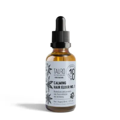Pure Nature Calming Elixir No. 3, for beroligende pleie av hud og pels hos hunder og katter, 30ml