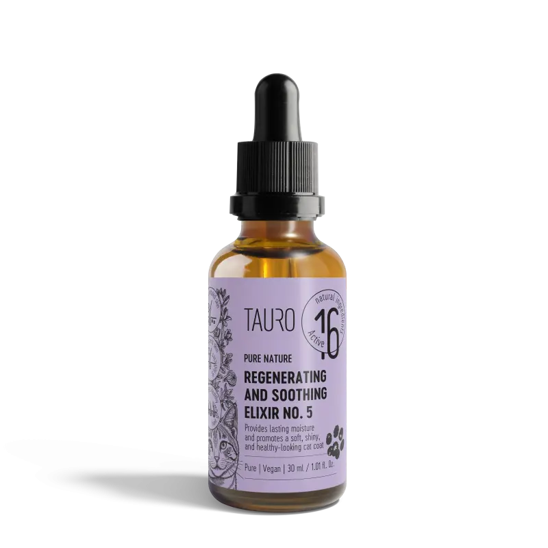 Pure Nature regenererende og beroligende Elixir No. 5 for katter, 30 ml