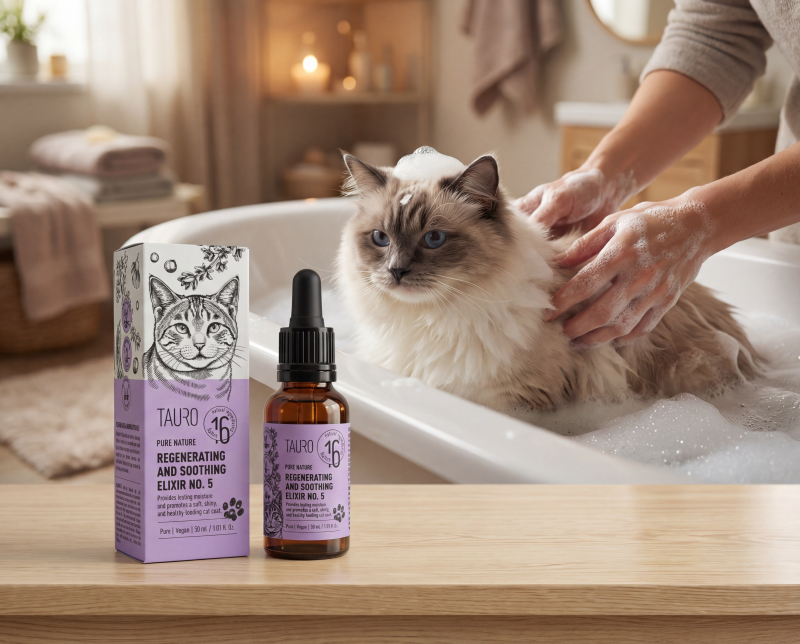 Pure Nature regenererende og beroligende Elixir No. 5 for katter, 30ml - Bilde 3
