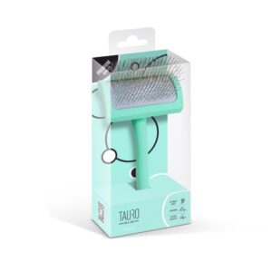 TAURO PRO LINE trebørste, buet, rektangulær, mynte, 25 mm pigger, M (9,6 x 19,0 cm)