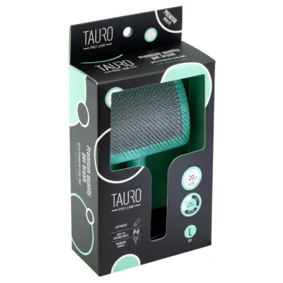TAURO PRO LINE ROYAL børste i plast, mintgrønn, stor 17,5 x 10,6 x 6,2 cm