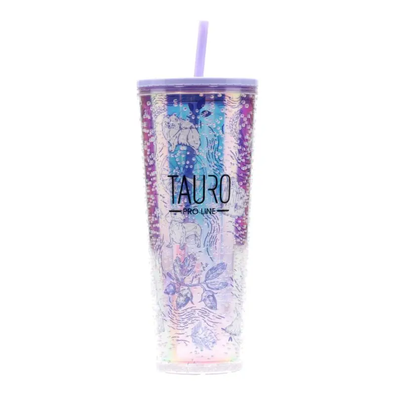 Tauro Pro Line vannflaske med sugerør, 750 ml