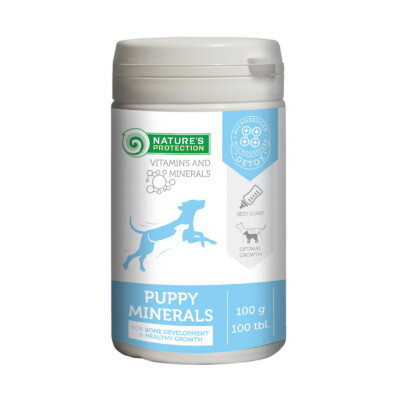 Nature’s Protection Puppy Minerals tilskuddsfôr til valper, 100 g