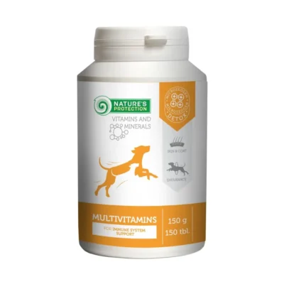 Nature’s Protection Multivitamins tilskuddsfôr til voksne hunder, 150 g