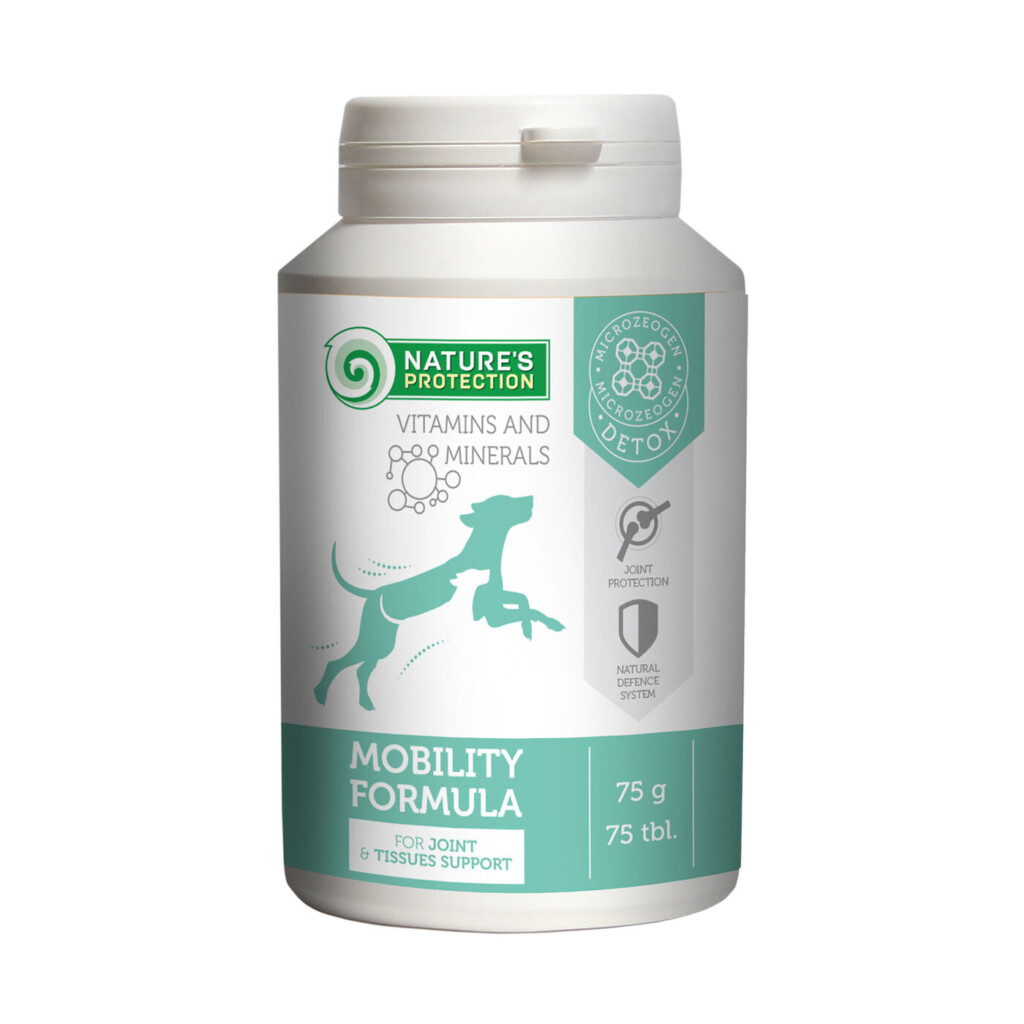 Nature’s Protection Mobility Formula tilskuddsfôr for ledd og vev, 75 g