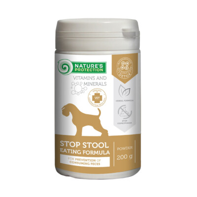 Nature’s Protection Stop Stool Eating Formula tilskuddsfôr til voksne hunder, 200 g