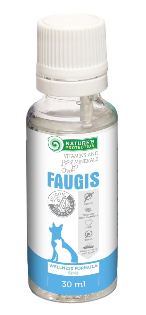 Nature’s Protection Faugis 5-i-1 tilskudd til hund og katt, 30 ml