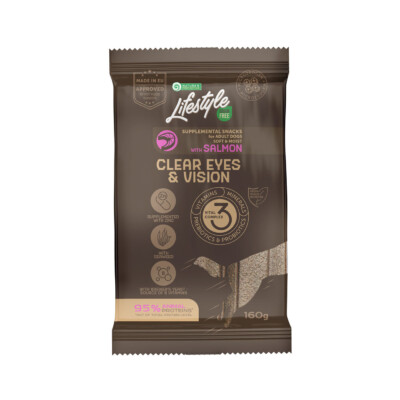 Nature’s Protection Lifestyle Clear Eyes & Vision kornfri snacks med laks, 160 g